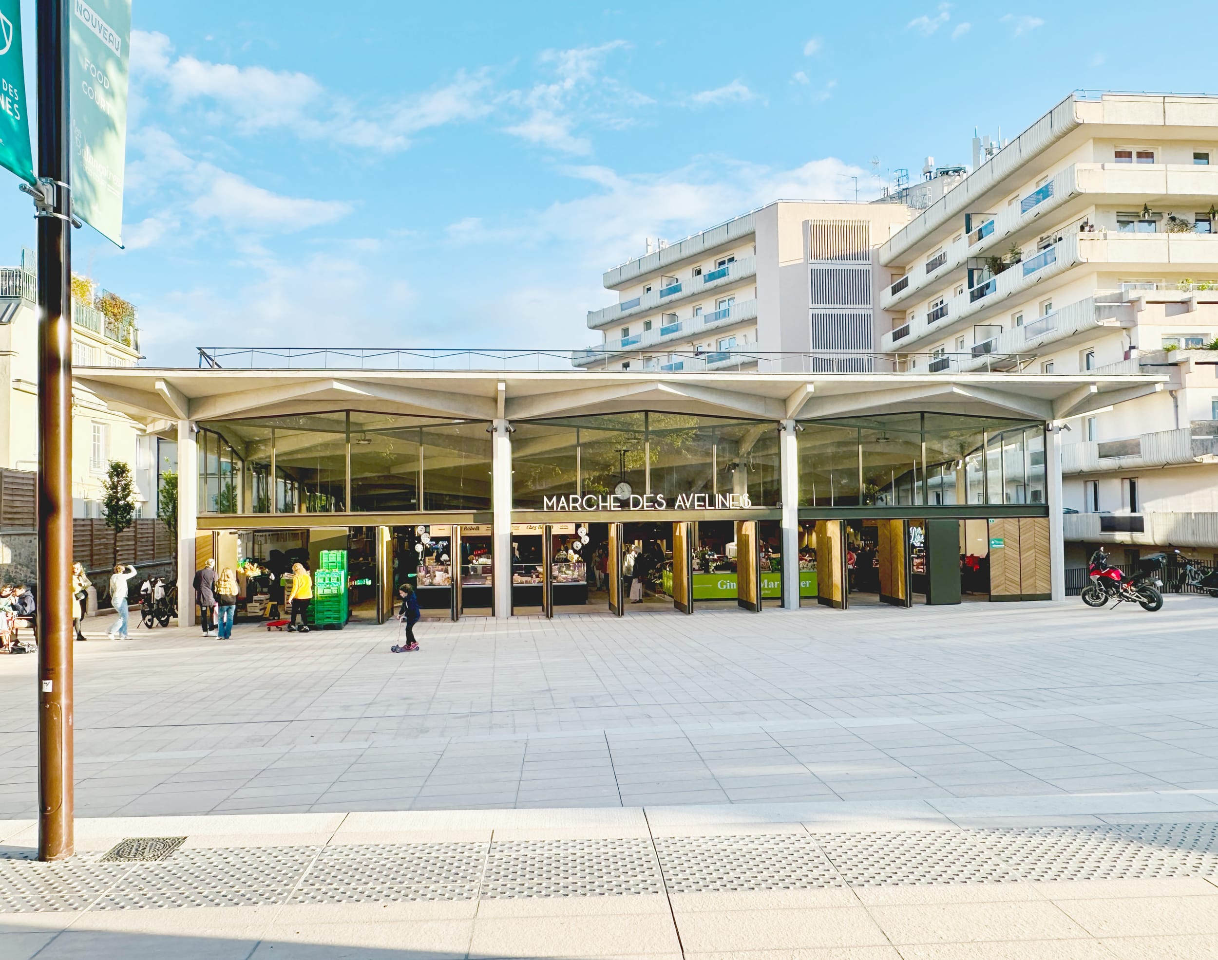 AMÉNAGEMENT DE L’ÎLOT DU MARCHÉ DES AVELINES | CHAMP LIBRE