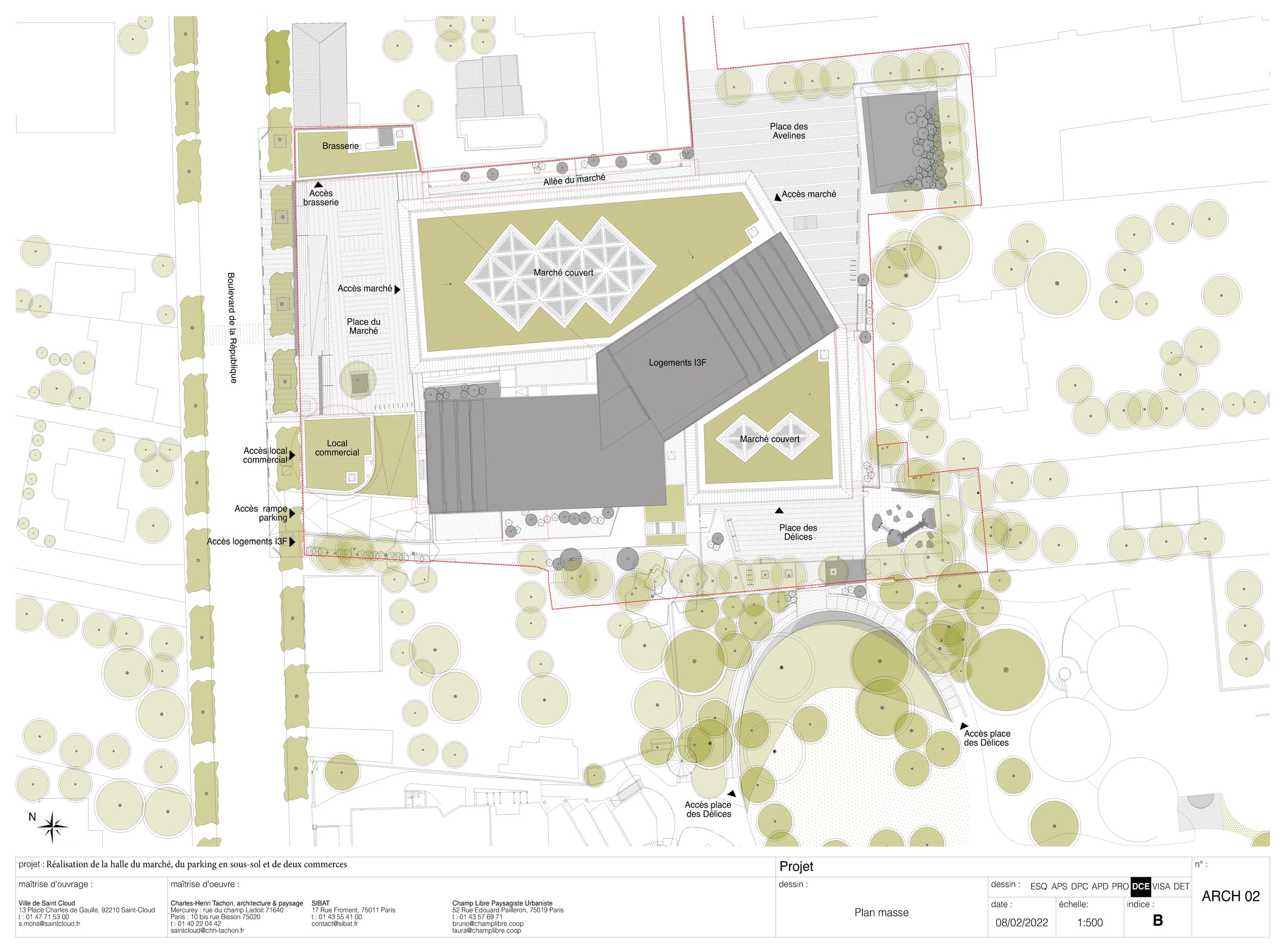 AMÉNAGEMENT DE L’ÎLOT DU MARCHÉ DES AVELINES | CHAMP LIBRE AMÉNAGEMENT DE L’ÎLOT DU MARCHÉ DES AVELINES | CHAMP LIBRE