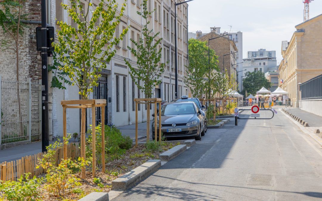 Inauguration rue Paul Bert, rue aux enfants à Aubervilliers - CHAMP LIBRE