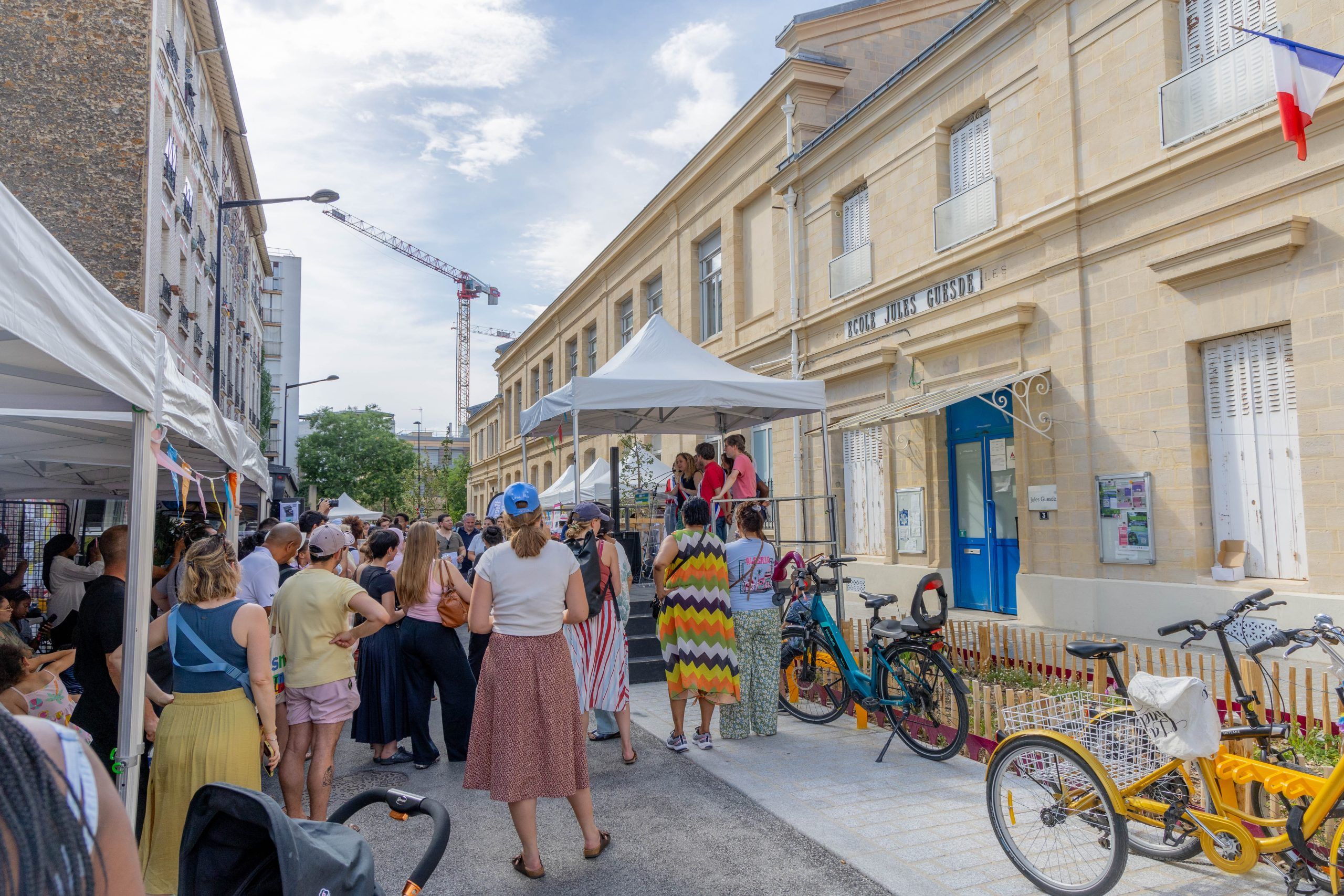 Inauguration rue Paul Bert, rue aux enfants à Aubervilliers - CHAMP LIBRE Inauguration rue Paul Bert, rue aux enfants à Aubervilliers - CHAMP LIBRE