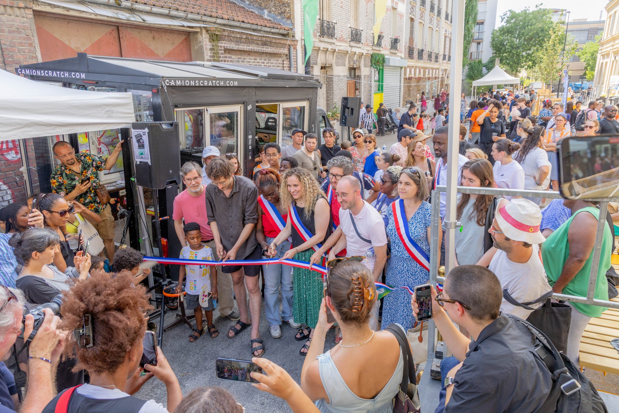 Inauguration rue Paul Bert, rue aux enfants à Aubervilliers - CHAMP LIBRE Inauguration rue Paul Bert, rue aux enfants à Aubervilliers - CHAMP LIBRE